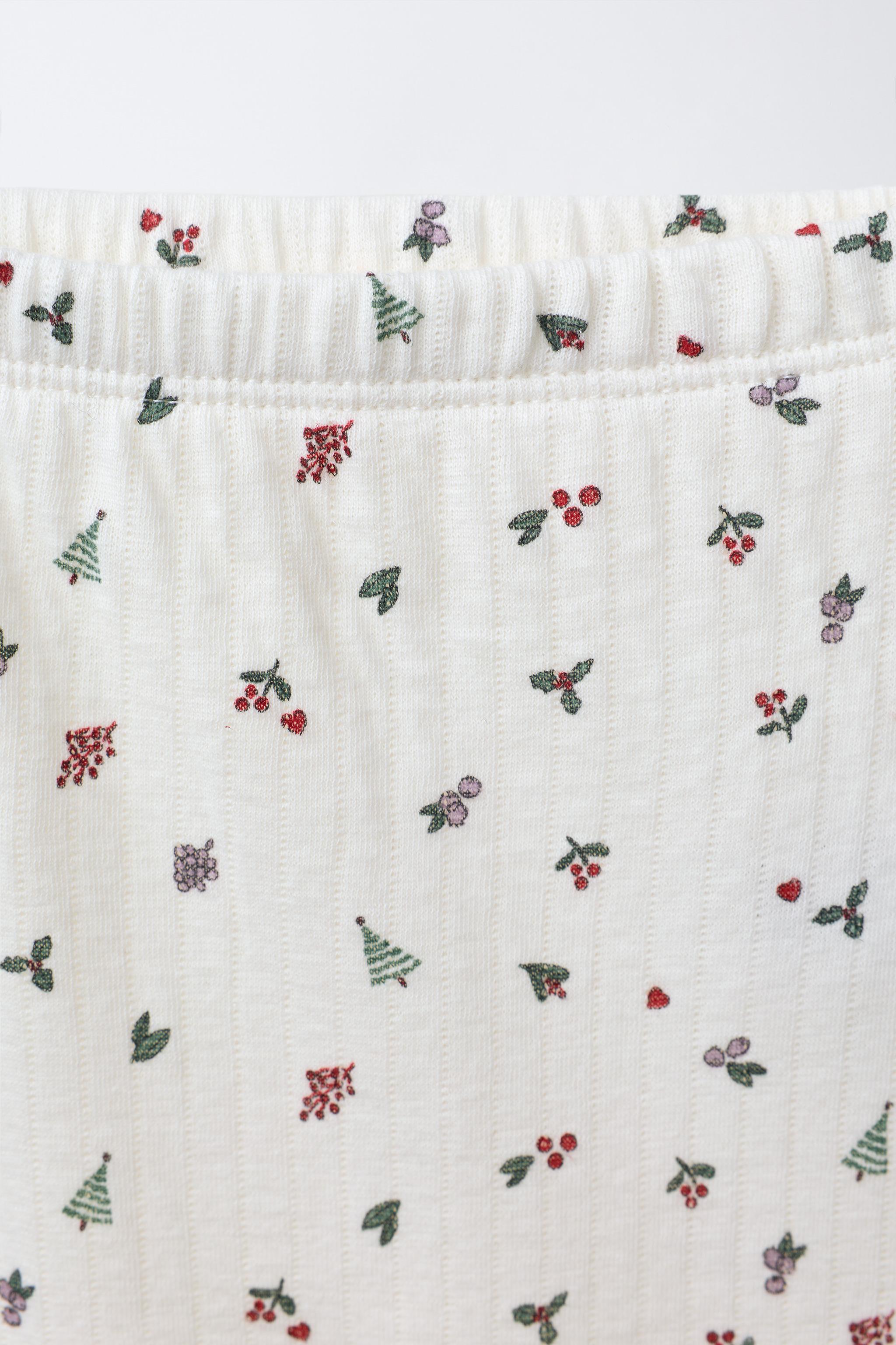 TREE PRINT FOOTED LEGGINGS